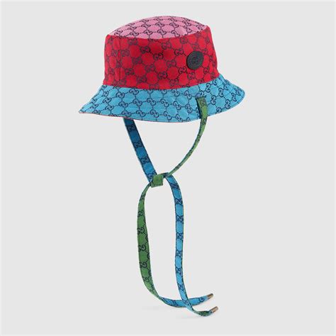 gucci multi color bucket hat|Gucci bucket hat men.